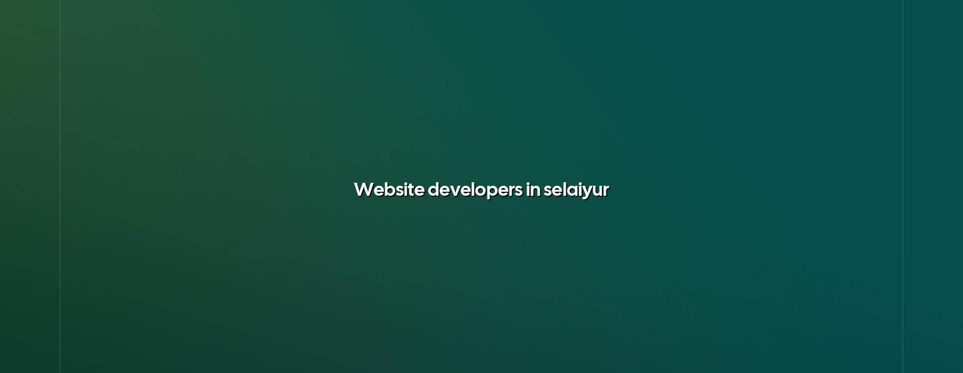 website developers in Selaiyur in Nagercoil — WebGLITS