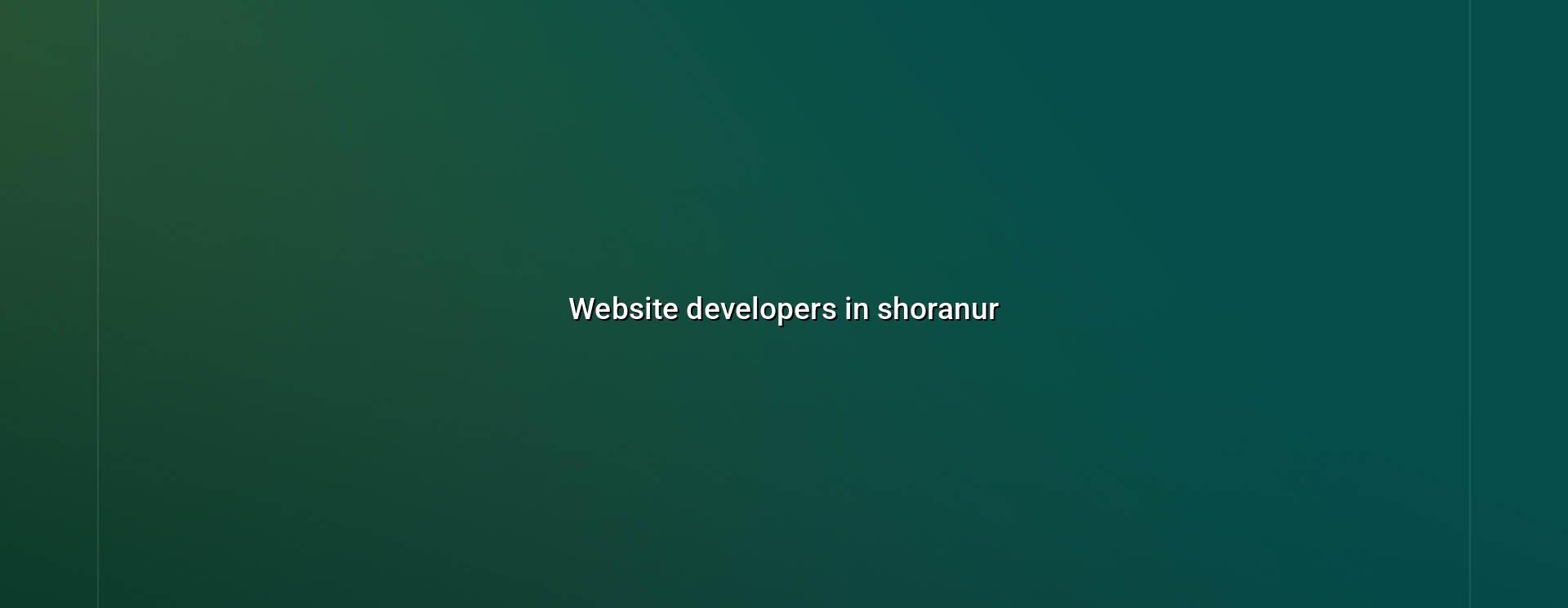 Website developers in Shoranur — WebGLITS