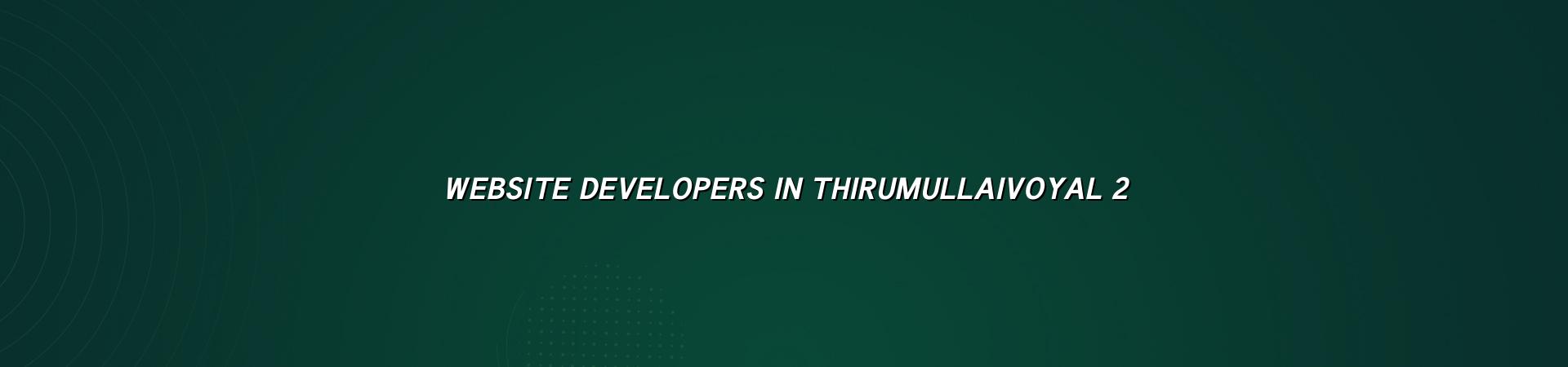 Website development checklist for Thirumullaivoyal businesses
