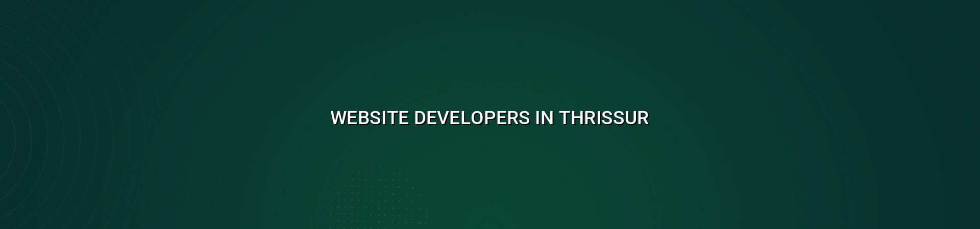 Website developers in Thrissur — WebGLITS
