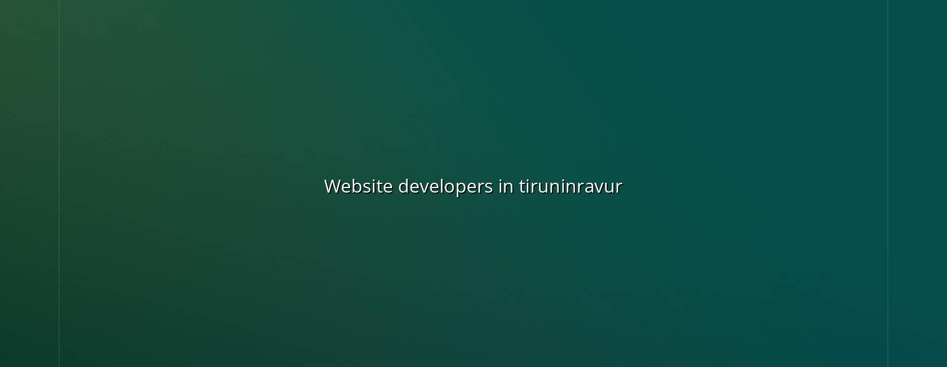 Website developers in Tiruninravur — WebGLITS
