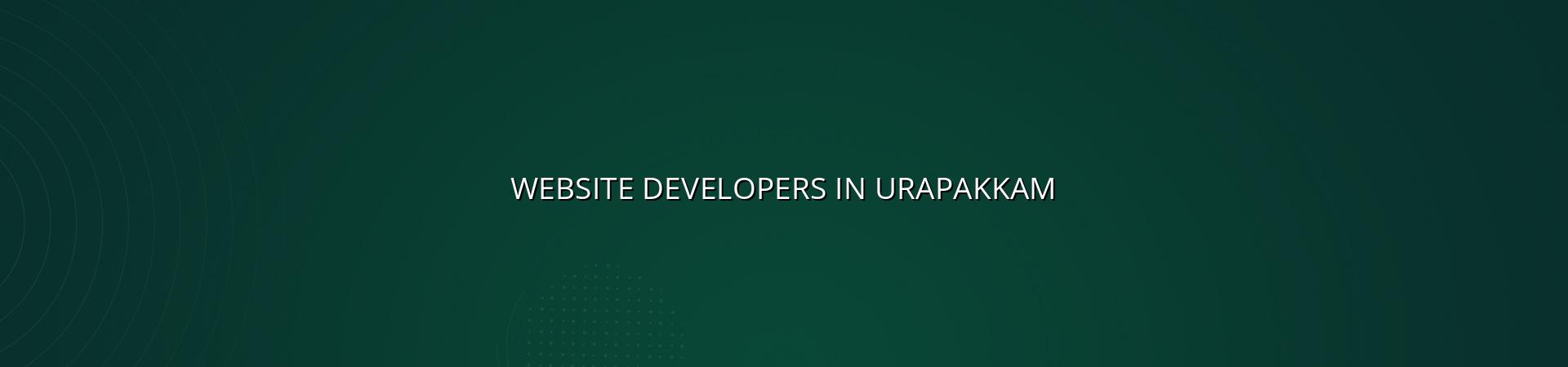 Website developers in Urapakkam — WebGLITS