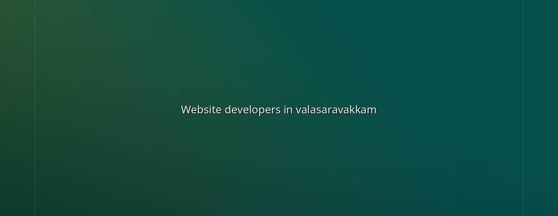 Website developers in Valasaravakkam — WebGLITS