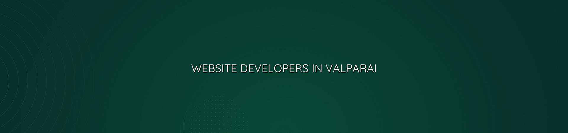 Website developers in Valparai — WebGLITS