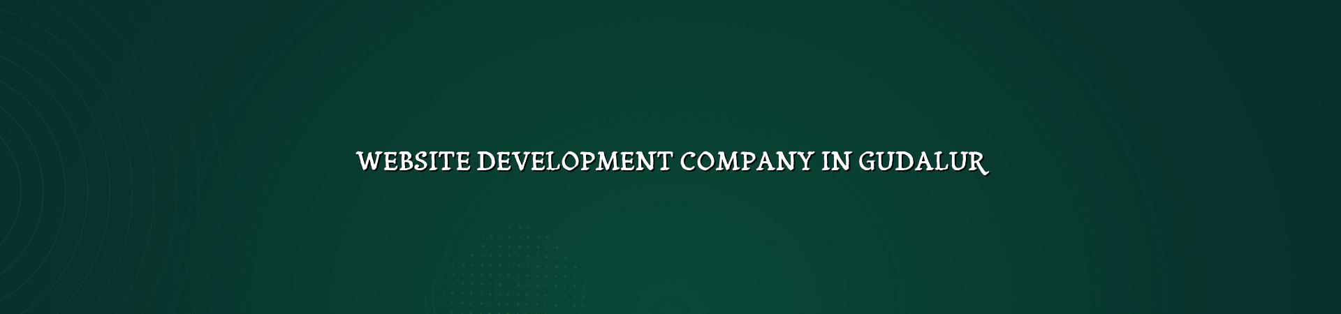 Website development company in Gudalur — WebGLITS