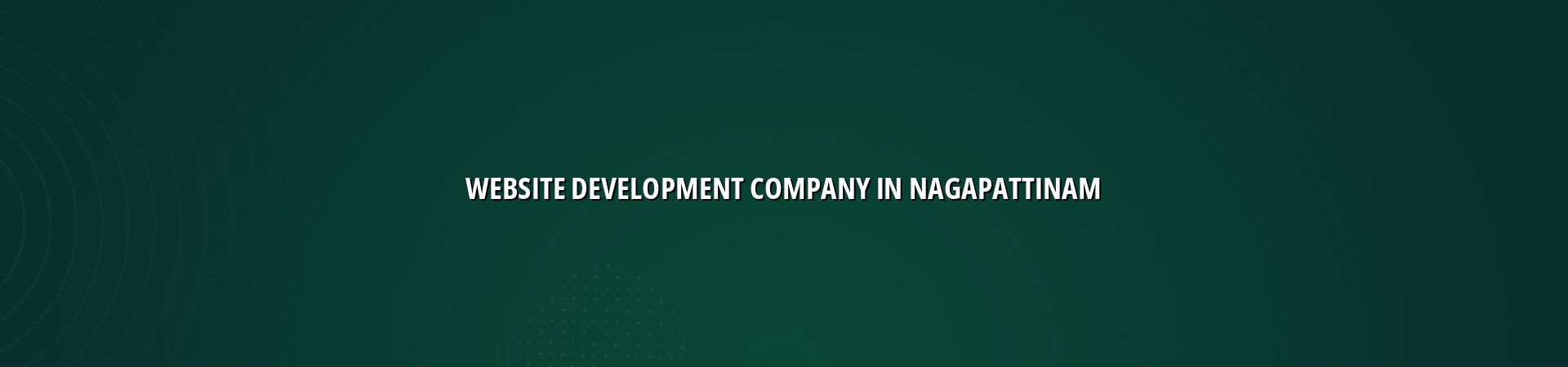 Website Development Company in Nagapattinam — WebGLITS