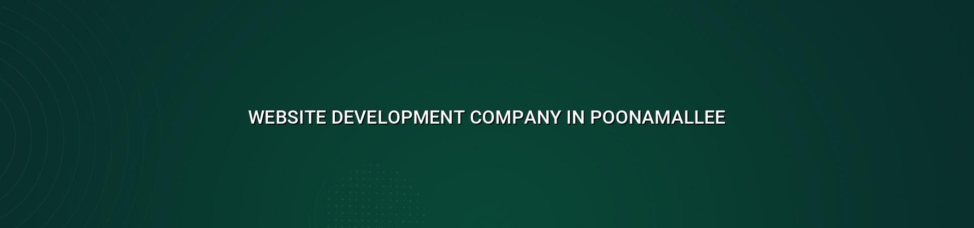 Website Development Company in Poonamallee — WebGLITS