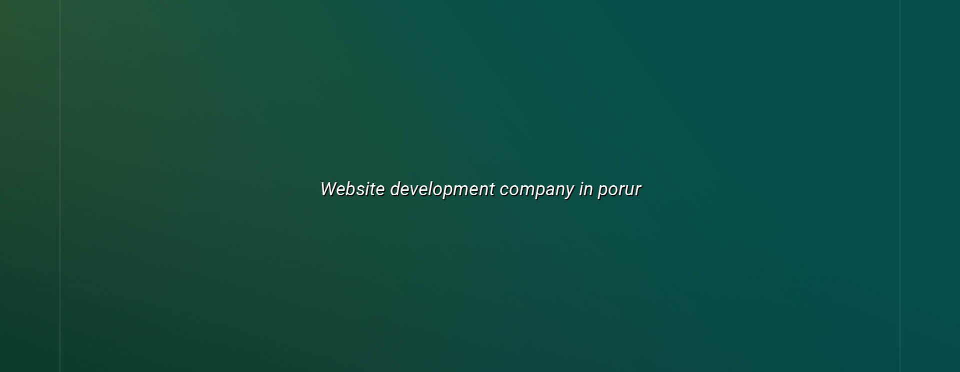 Website Development Company in Porur — WebGLITS