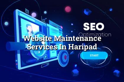 Website maintenance services in Haripad — WebGLITS