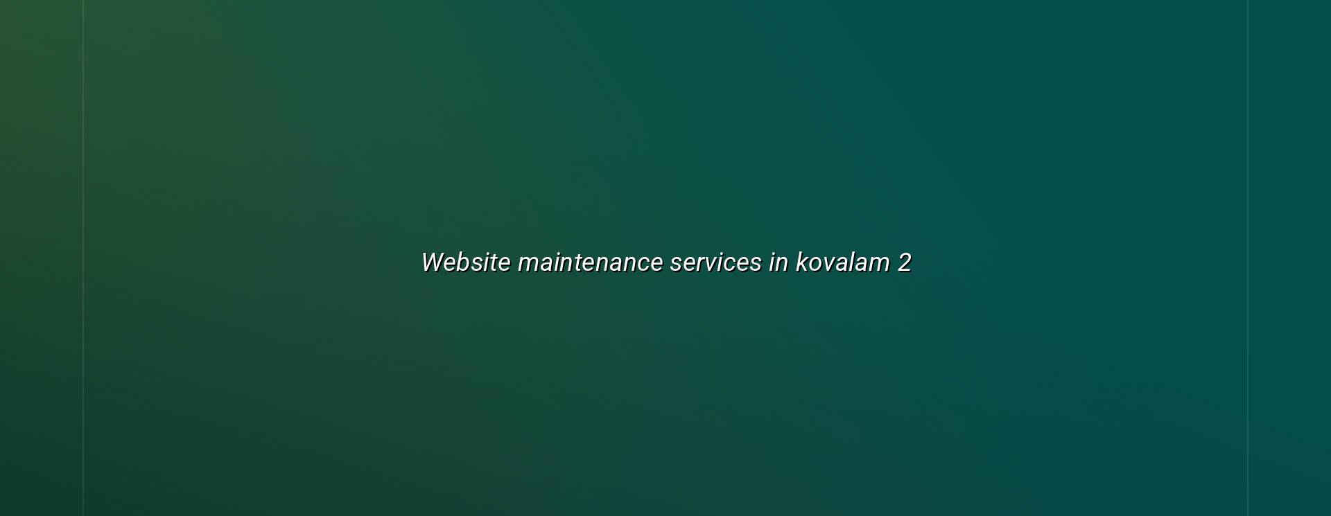 Website upkeep checklist for Kovalam businesses