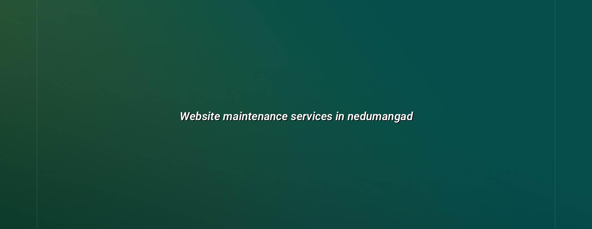 website maintenance services in Nedumangad — WebGLITS