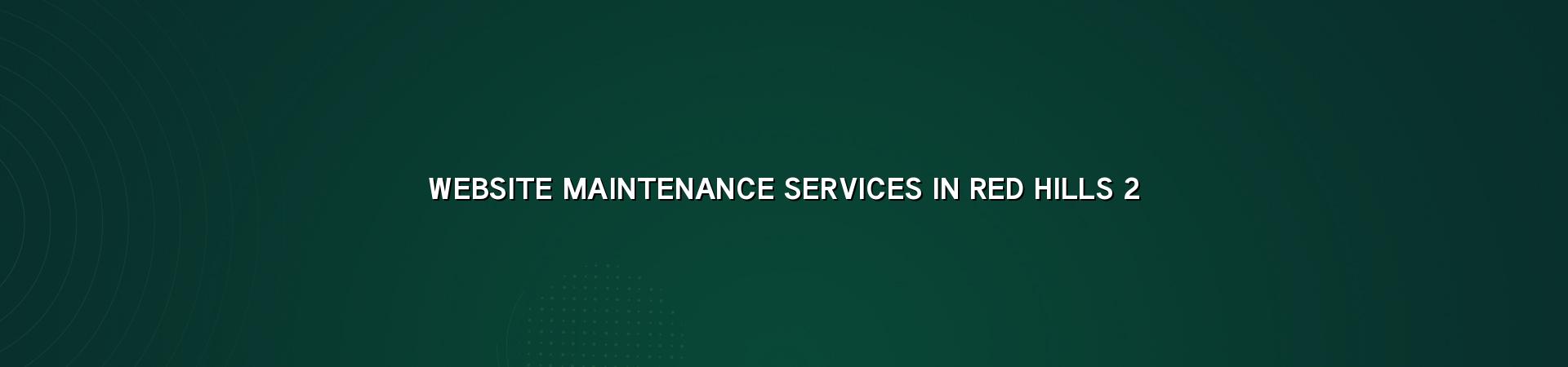 Website Maintenance Services — WebGLITS