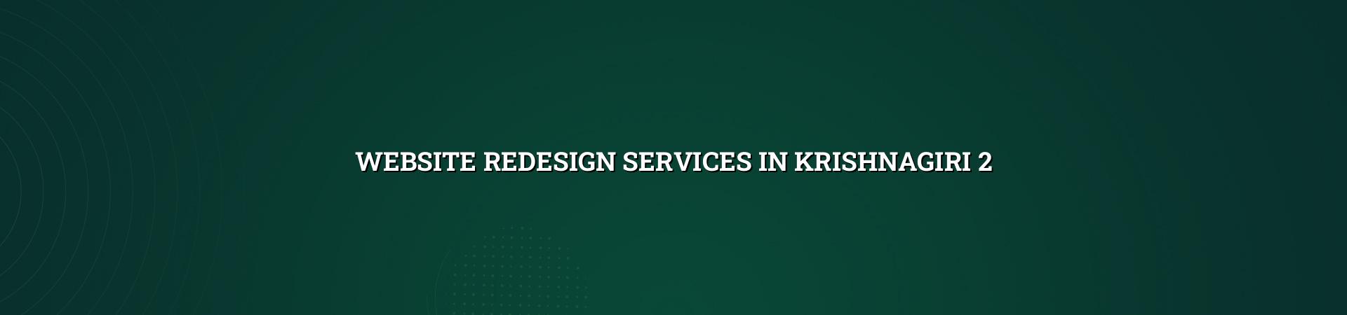 Website redesign checklist for Krishnagiri businesses