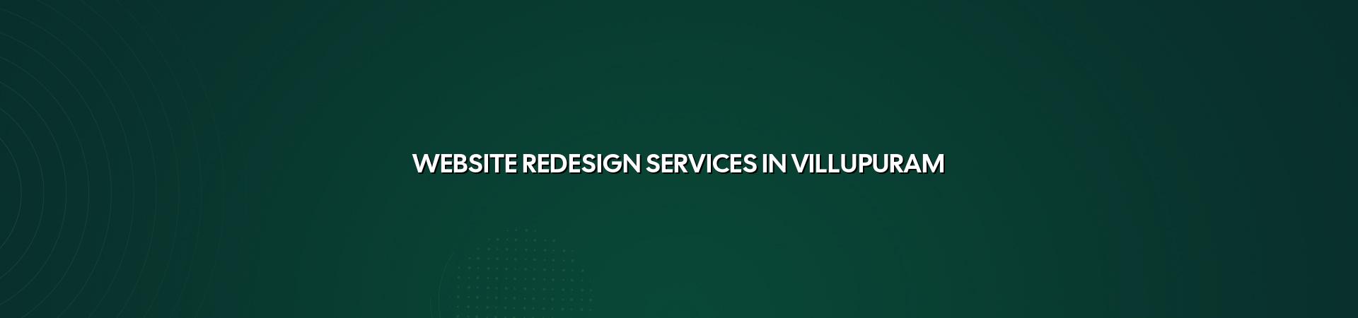 Website redesign services in Villupuram — WebGLITS