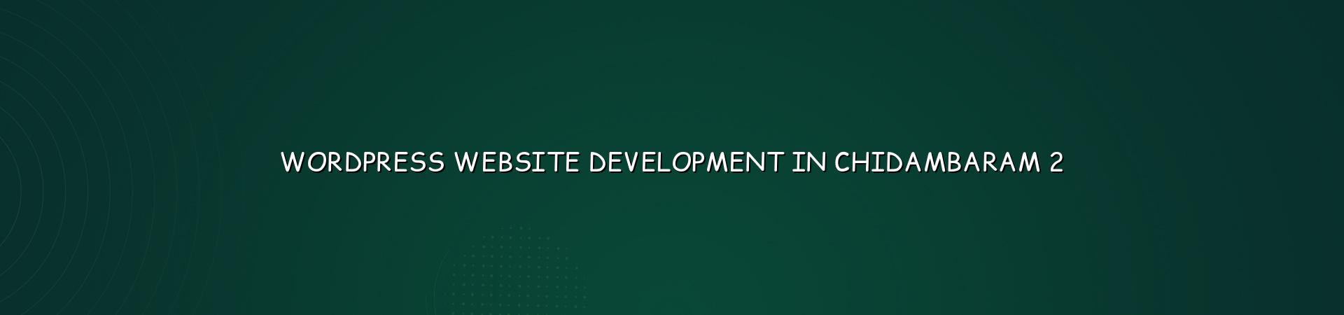 WordPress planning checklist for Chidambaram websites