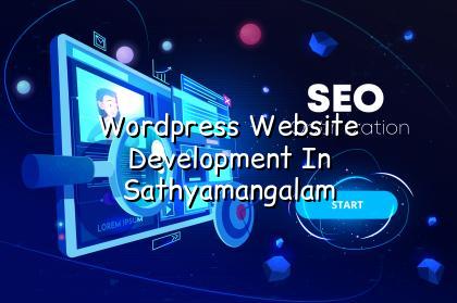 WordPress Website Development in Sathyamangalam — WebGLITS