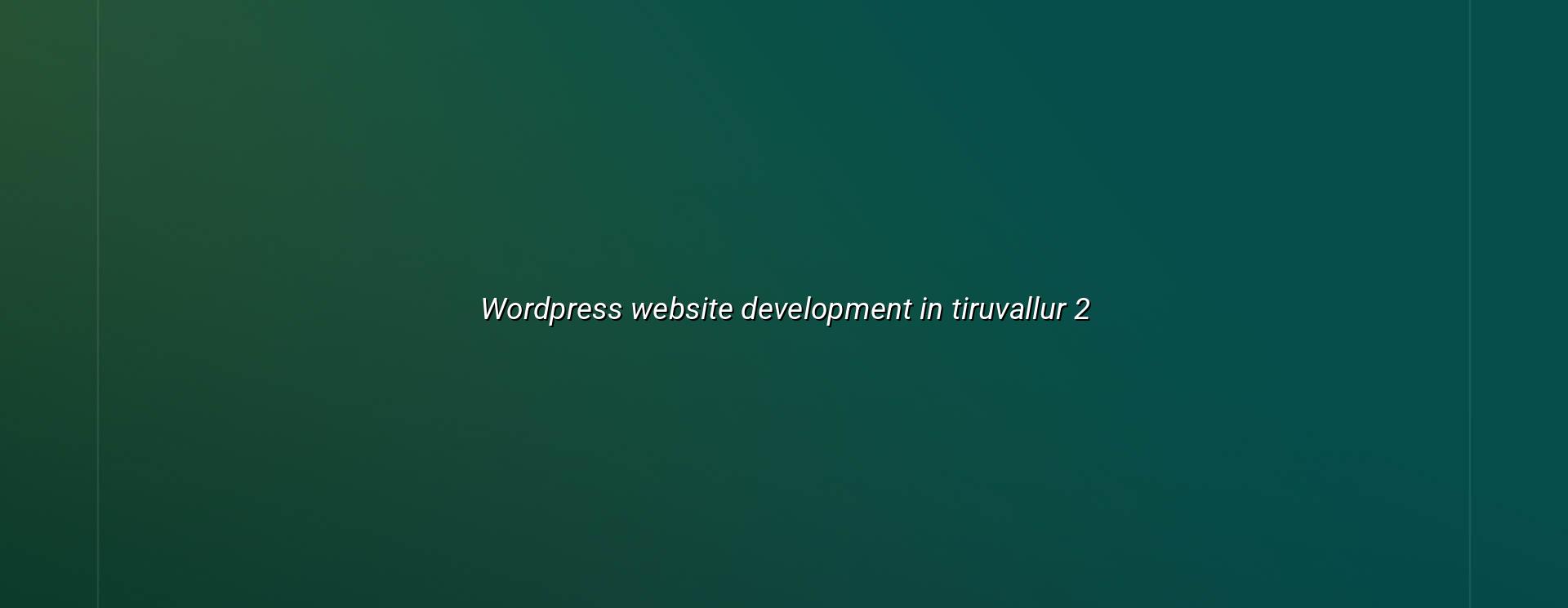 WordPress Development Process