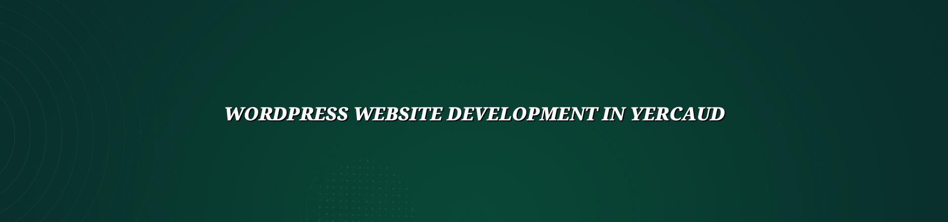 WordPress website development in Yercaud — WebGLITS