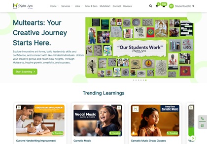 MulteArts.com Web Application